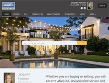 Tablet Screenshot of foremanhomes.com